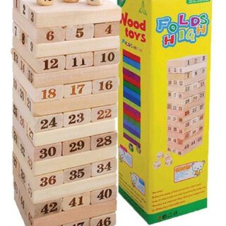 Juego De Mesa Jenga Folds High 48 Piezas