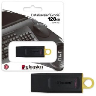 Memoria Usb 128 Gb Kingston Exodia Negro 3.2