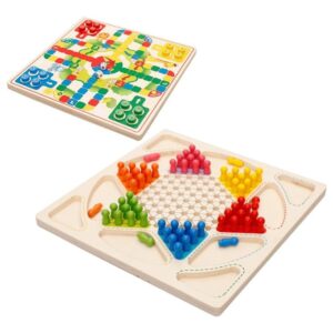 Damas Chinas Mas Ludo / Damas Chinas Y Ludo De Madera