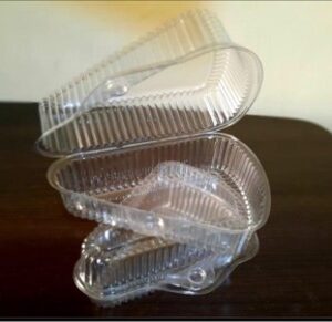 Envase de Porción de Torta (Plástico)