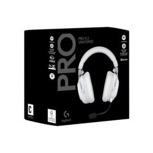 Audifono Gamer C/Microf Logitech G Pro X2 Lightspeed Wireless/Bt/3.5 Mm Blanco