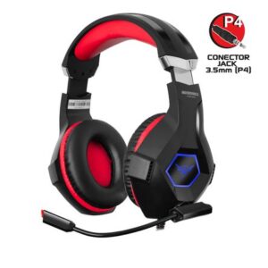 Auricular Gamer Led con Micrófono Micronics Corsario HG805- P4