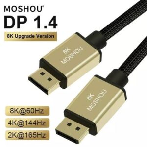 Cable DisplayPort DP 1.4 8k 60Hz 2metros Moshou