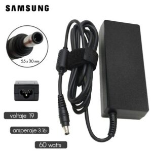 Cargador Laptop Samsung 19V 3.16A 5.5x3.0mm 60W