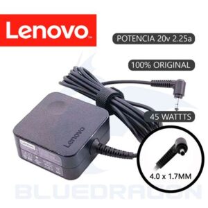 Cargador Lenovo ideapad 20v 2.25a 45w (4.0x1.7 mm)