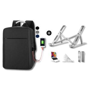 Combo Soporte de Aluminio Mas Mochila Portalaptop