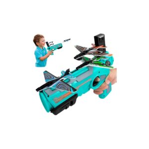 Juguete pistola lanza aviones grande