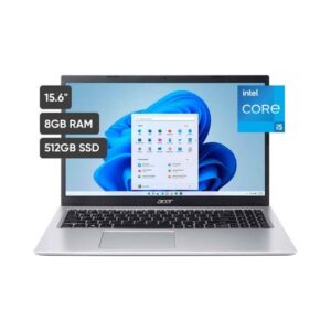 Laptop ACER Aspire 3 A315-58-55VU 15.6'' Intel Core i5 11va generación 8GB 512GB