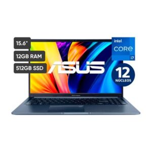 Laptop ASUS X1502ZA-BQ704W 15.6'' Intel Core i7 12va generación 12GB 512GB SSD