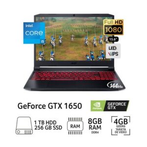 Laptop Gamer Acer Nitro 5 AN515-57-534B Intel Core i5 8GB RAM 1TB HDD + 256GB SSD 15.6