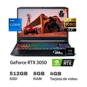 Laptop Gamer Acer Nitro 5 AN515-57-79F8 Intel Core i7 8GB RAM 512GB SSD 15.6
