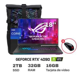 Laptop Gamer Asus ROG Strix SCAR 18 G834JY-N6013W Intel Core i9 32GB RAM 2TB SSD 18″ RTX 4090