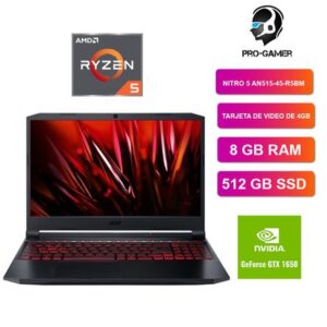 Laptop Gamer Gaming Acer Laptop Consumo Gaming - NITRO 5 AN515-45-R5BM AMD R5 5600H NH.QB9AL.00L