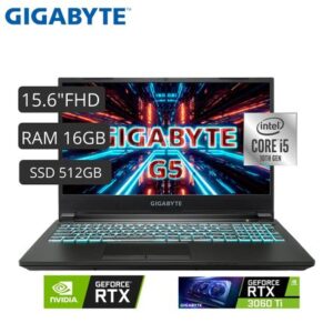 Laptop Gamer Gigabyte G5 GD 15.6" Intel CI5 11400H 16Gb 512Gb Ssd Rtx3050 W11h