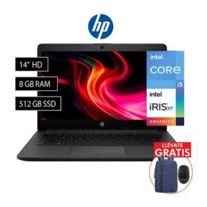 Laptop HP 240 G9 14" Led HD Intel Core I5 1235U 8GB 512GB UBUNTU-22.04.2