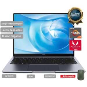 Laptop Huawei MateBook 14 14" 2K IPS AMD R7 4800H 512GB SSD 8GB RAM  Windows Home