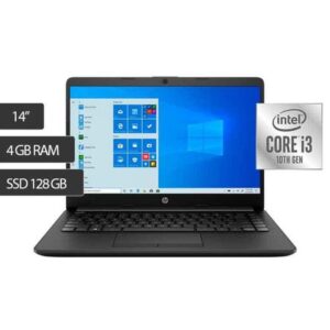 Notebook HP 14-cf2513la 14'' Intel Core i3 10ma generación 4GB 128GB SSD