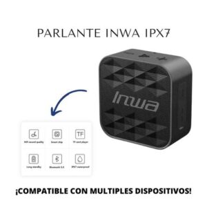 Parlante Portátil INWA IPX7 Negro