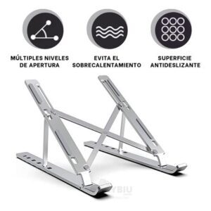 Soporte de Metal para Equipo Portatil Plegable