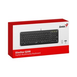 Teclado genius slimstar q200 negro