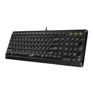 Teclado Genius Slimstar Q200 Usb Multimedia Black (31310020401)