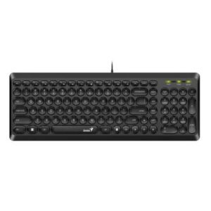 Teclado Genius Slimstar Q200 Usb Multimedia Black (31310020401)