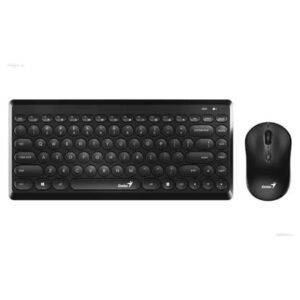Teclado Genius y mouse Wiereless Luxemate Q8000 TKL Usb Multimedia Black (31340013401)