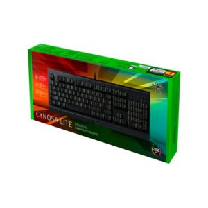 Teclado Razer Cynosa Lite + Essential Gaming Keyboard Membrane Sp Chroma Black