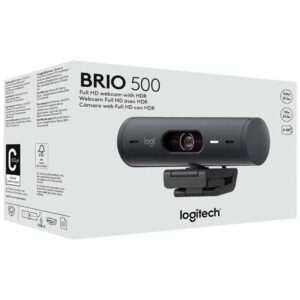 Webcam Logitech Brio 500 Full Hd Negro