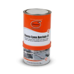 Adhesivo epóxico para anclajes y reparación Chema Epox 31 1kg