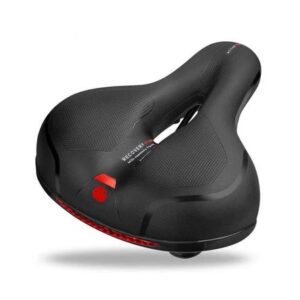 Asiento de Bicicleta Rockbros Antiprostático AQ-6090 Amortiguador Sillin - Rojo