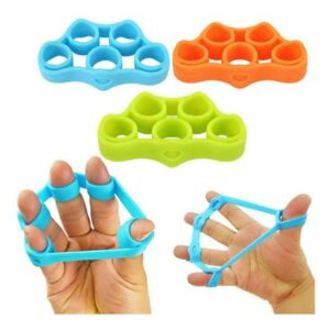 Banda Elástica Fortalecimiento Mano Dedos por Tres Unidades Resistencia