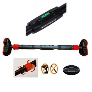 Barra Dominadas Expandible Resistente Multifuncion No Pernos Con Nivel