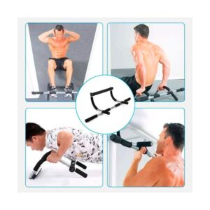 Barra para Puerta Entrenamiento de Acero Plomo