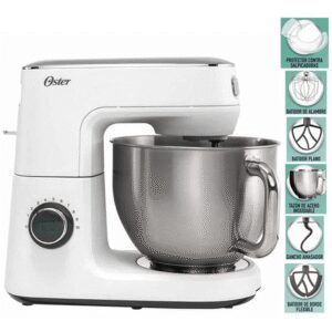 Batidora Planetaria Oster FPSTSMPL3W Blanca de 5.2 L y Potente Motor