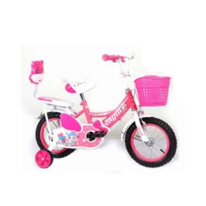 Bicicleta Infantil Kids Aro 12 Doble Asiento Fucsia