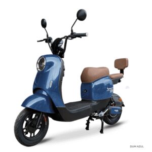 Bicimoto Eléctrica Dum Azul Kayen Corp con Bateria de Litio Extraible