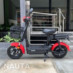 Bicimoto Eléctrica Nauta Rojo Kayen Corp con Bateria de Plomo Extraible