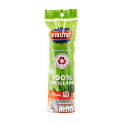 Bolsa de basura rollo 30 litros x 10 unidades