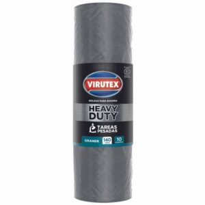 Bolsa de Basura VIRUTEX Reforzada Rollo 140lt 10un