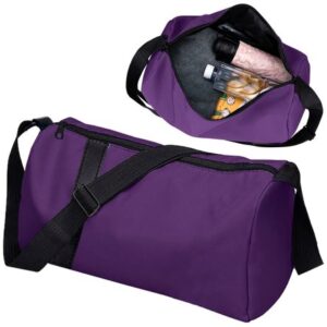 Bolso Cartera Maletín Deportivo Morral de Viaje Impermeable Morado D54