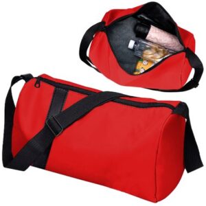 Bolso Cartera Maletín Deportivo Morral de Viaje Impermeable Rojo D54