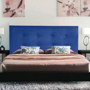 Cabecera Botón Queen Azul