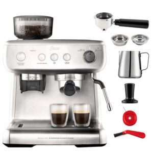 Cafetera para espresso Oster® Perfect Brew 15 bar molino integrado BVSTEM7300