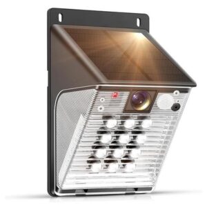 Cámara de Seguridad Solar WIFI 2.4Ghz Inalámbrica 1080P SC020 Para Exteriores, Visión Nocturna IP66