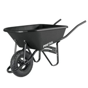 Carretilla Buggy 95 Litros 5 Ft3 350 Kg Tolva De Plastico Pretul 22703