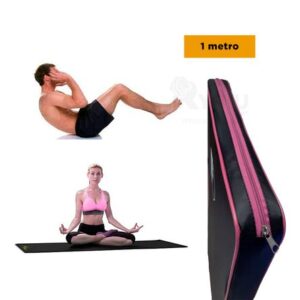 Colchoneta de Lona Fitness de 100CM de Color Rosado