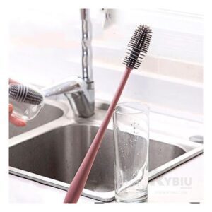 Color Rosado Cepillo Multifuncional de Silicona para Cocina