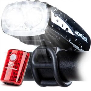 Combo de Luces Recargables LED Frontal 200 Lúmenes y Posterior MBL-35