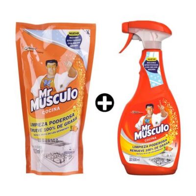 COMBO Saca grasa Naranja Doy Pack 500ml + Saca grasa Naranja Gatillo 500ml